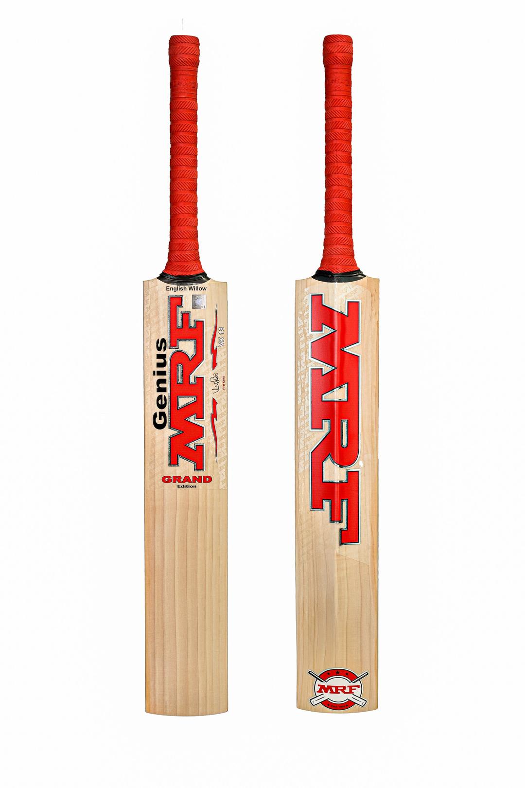 MRF English Willow Cricket Bat Grand Edition JR