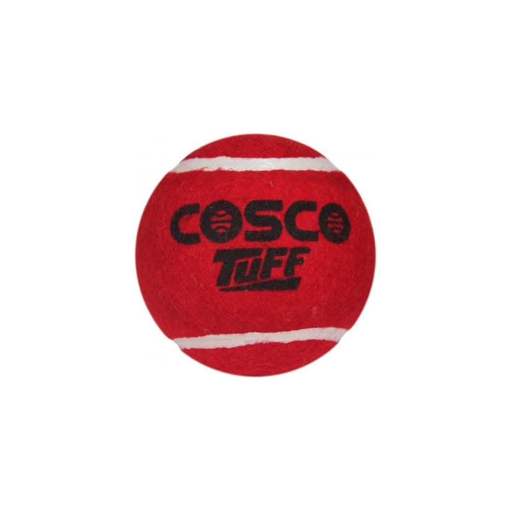 COSCO Cricket Tuff Tennis Ball (Red)