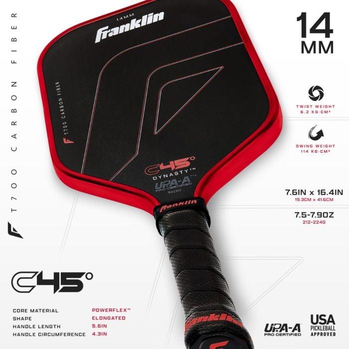 Franklin C45 Carbon Fiber Paddle Series