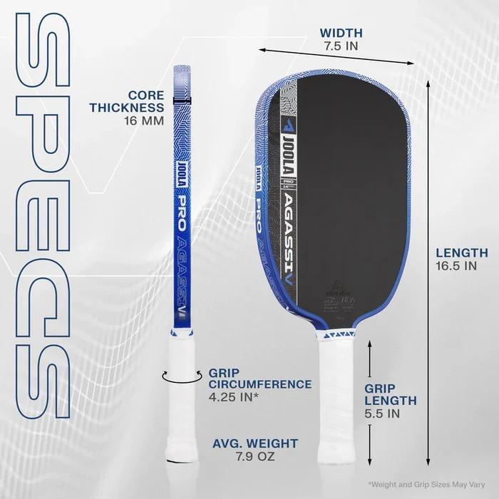 JOOLA Agassi Pro V Pickleball Paddle – Andre Agassi