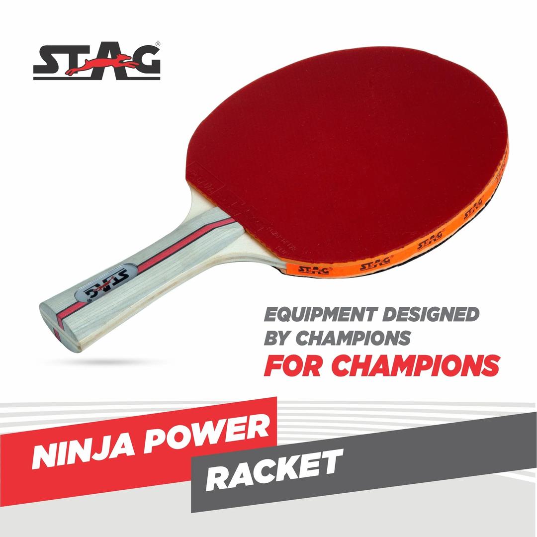 Stag Iconic Ninja Power Table Tennis Racquet