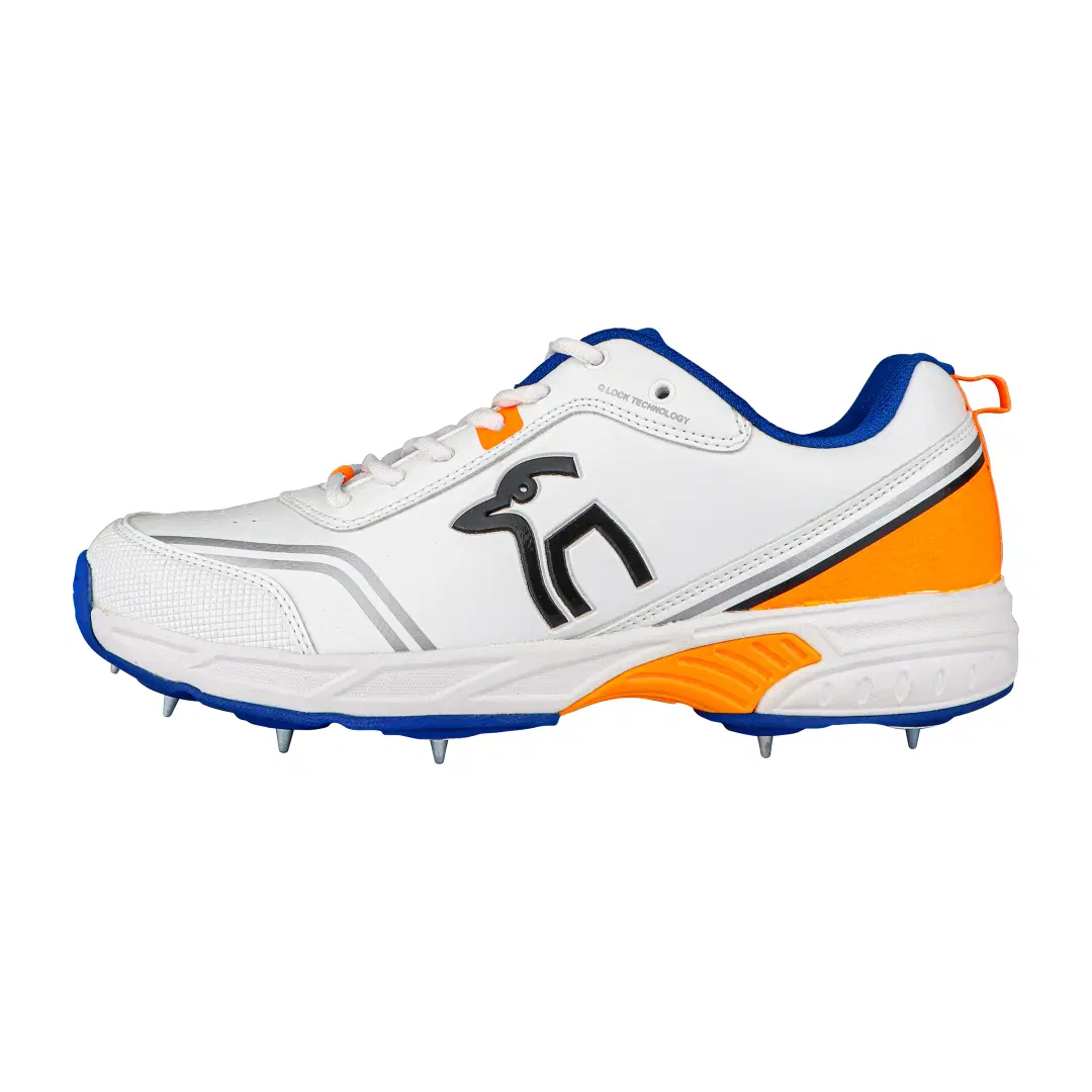 Kookaburra Pro 3.1 Blu/Wht Spike Cricket Shoes