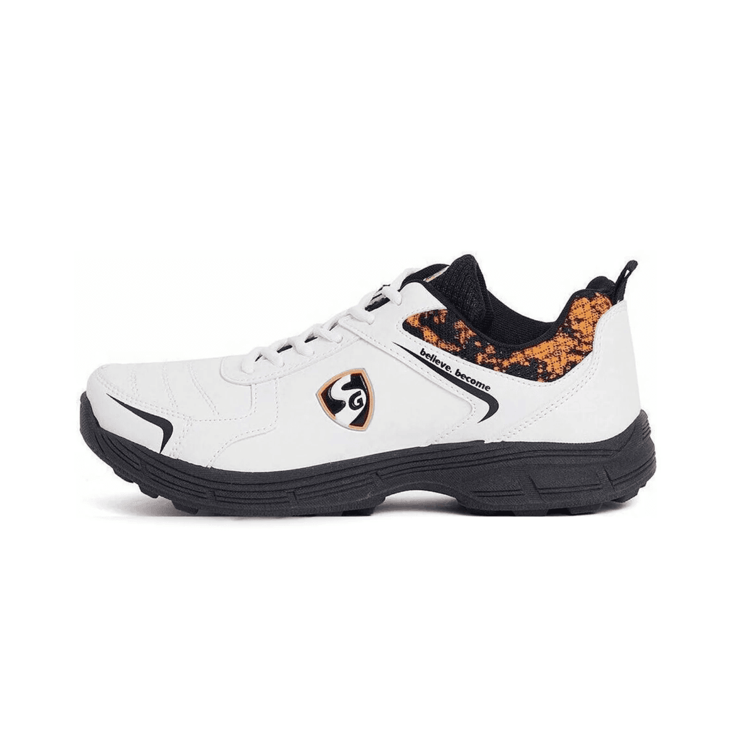 SG Savage Stud Cricket Shoe Navy Blue Orange