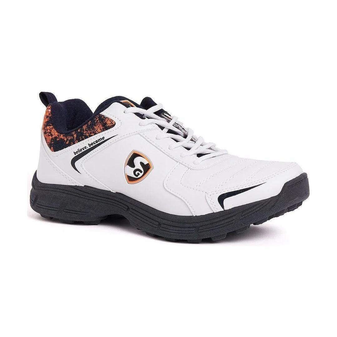 SG Savage Stud Cricket Shoe Navy Blue Orange