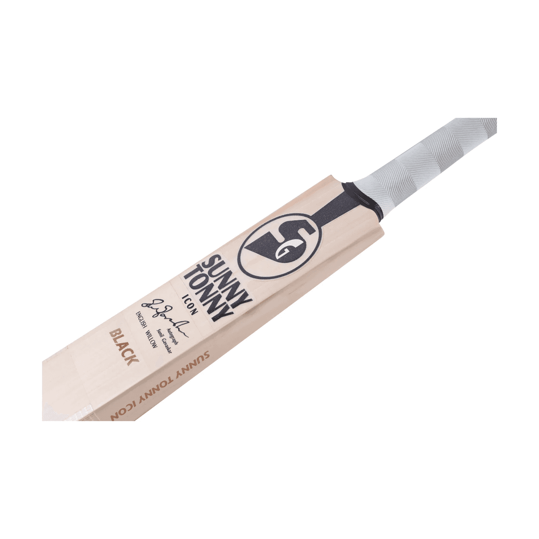 SG English Willow Cricket Bat  Sunny Tonny Icon Black SH