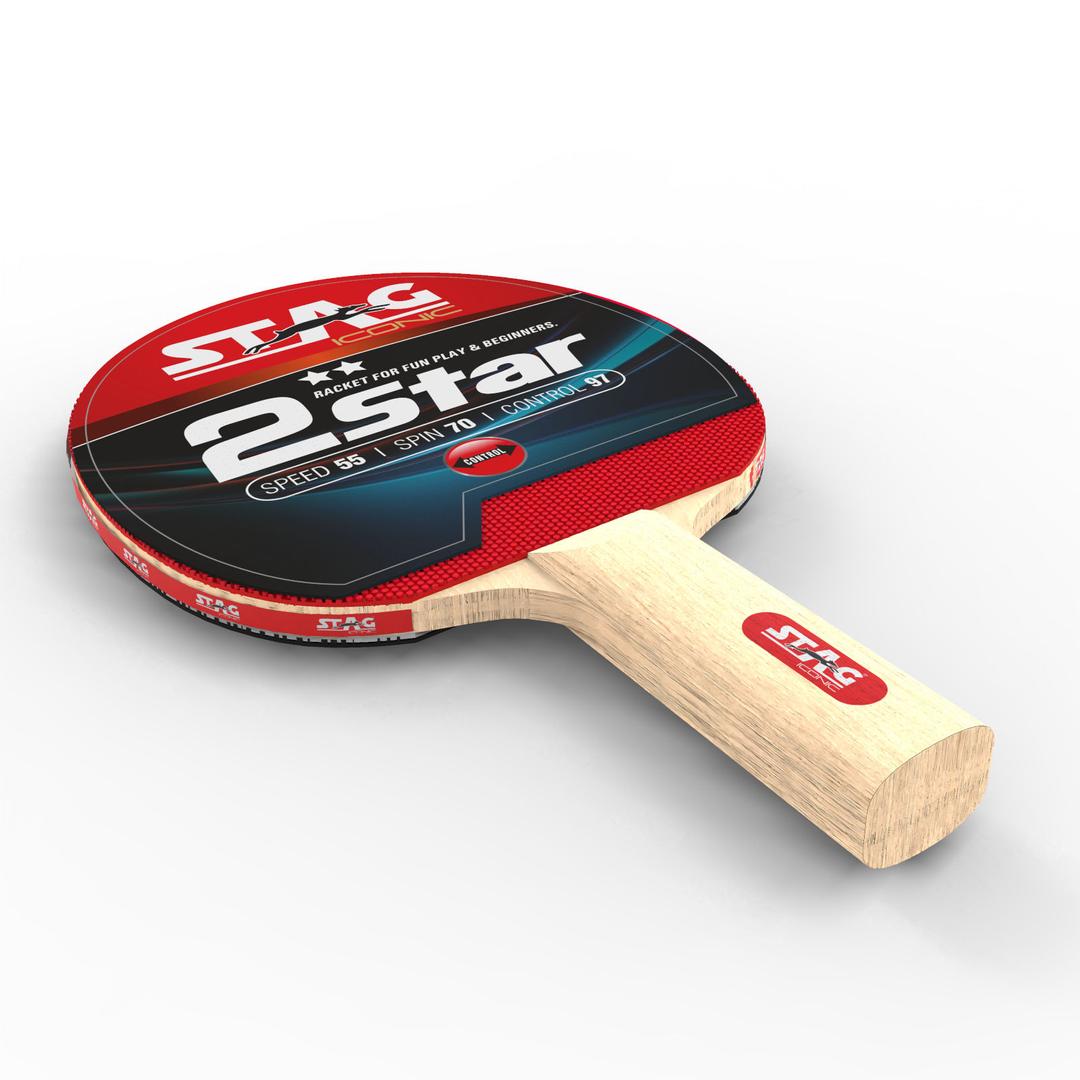 Stag Iconic 2 Star Table Tennis Racquet