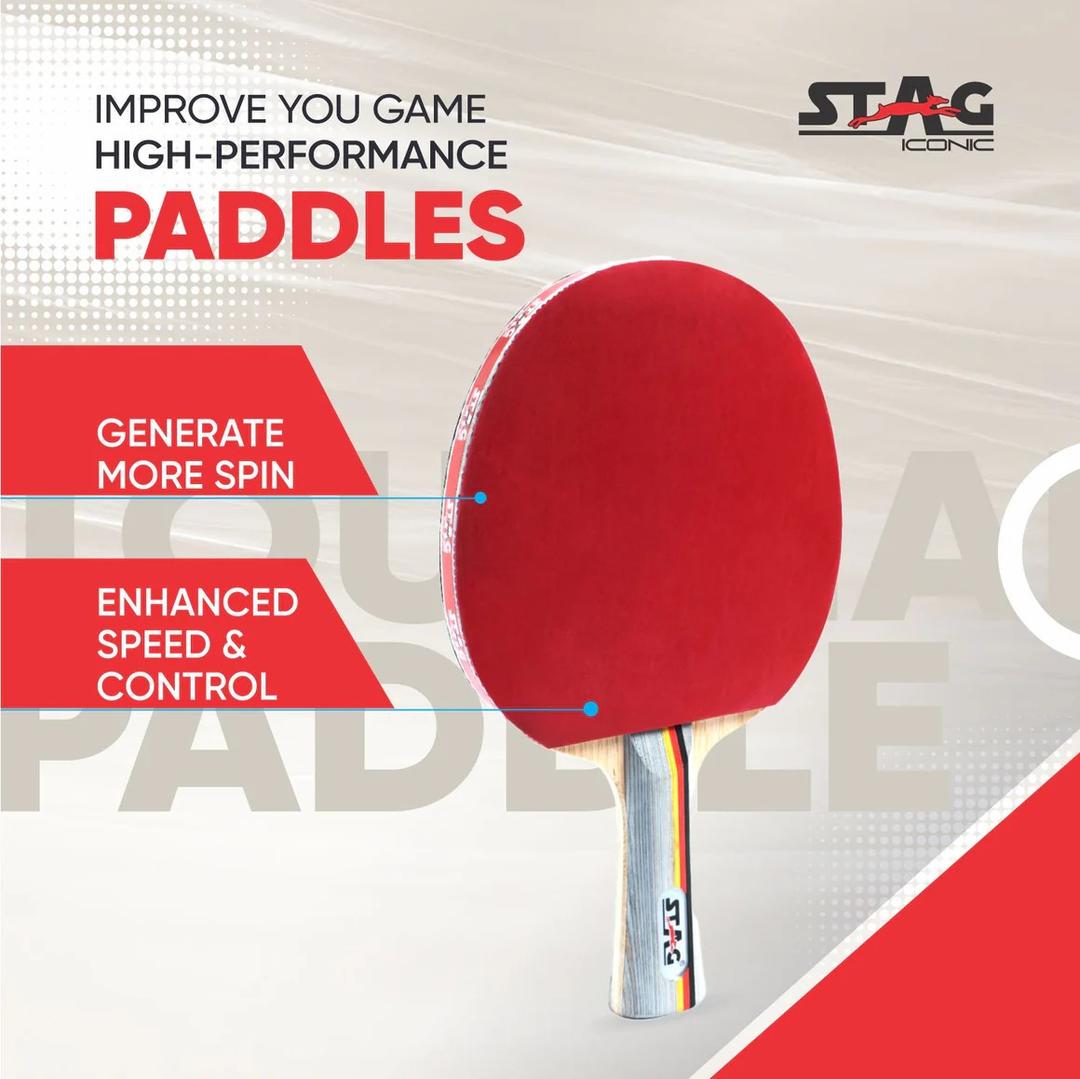 Stag Iconic Ninja Fire Table Tennis Racquet