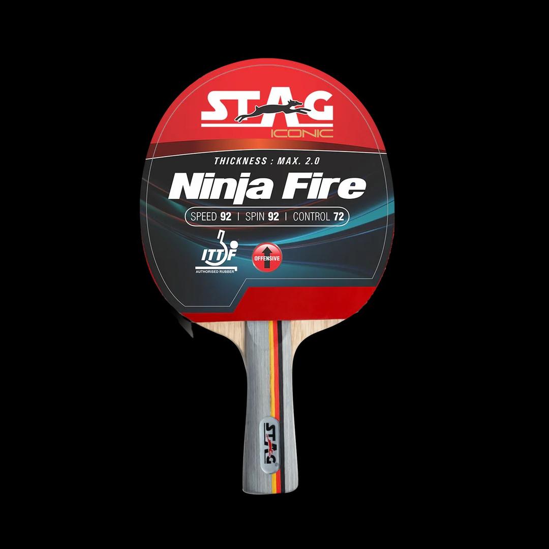 Stag Iconic Ninja Fire Table Tennis Racquet