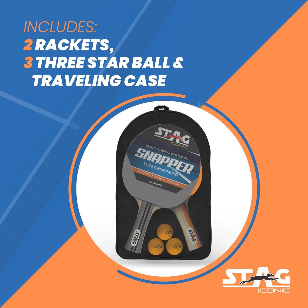 STAG Iconic Snapper Series Table Tennis Playset,