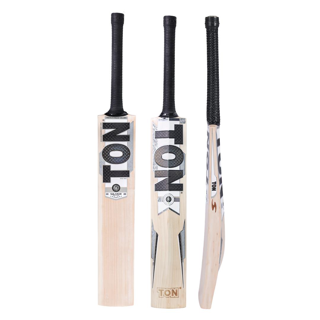 SS Ton English Willow Cricket Bat Silver Edition SH