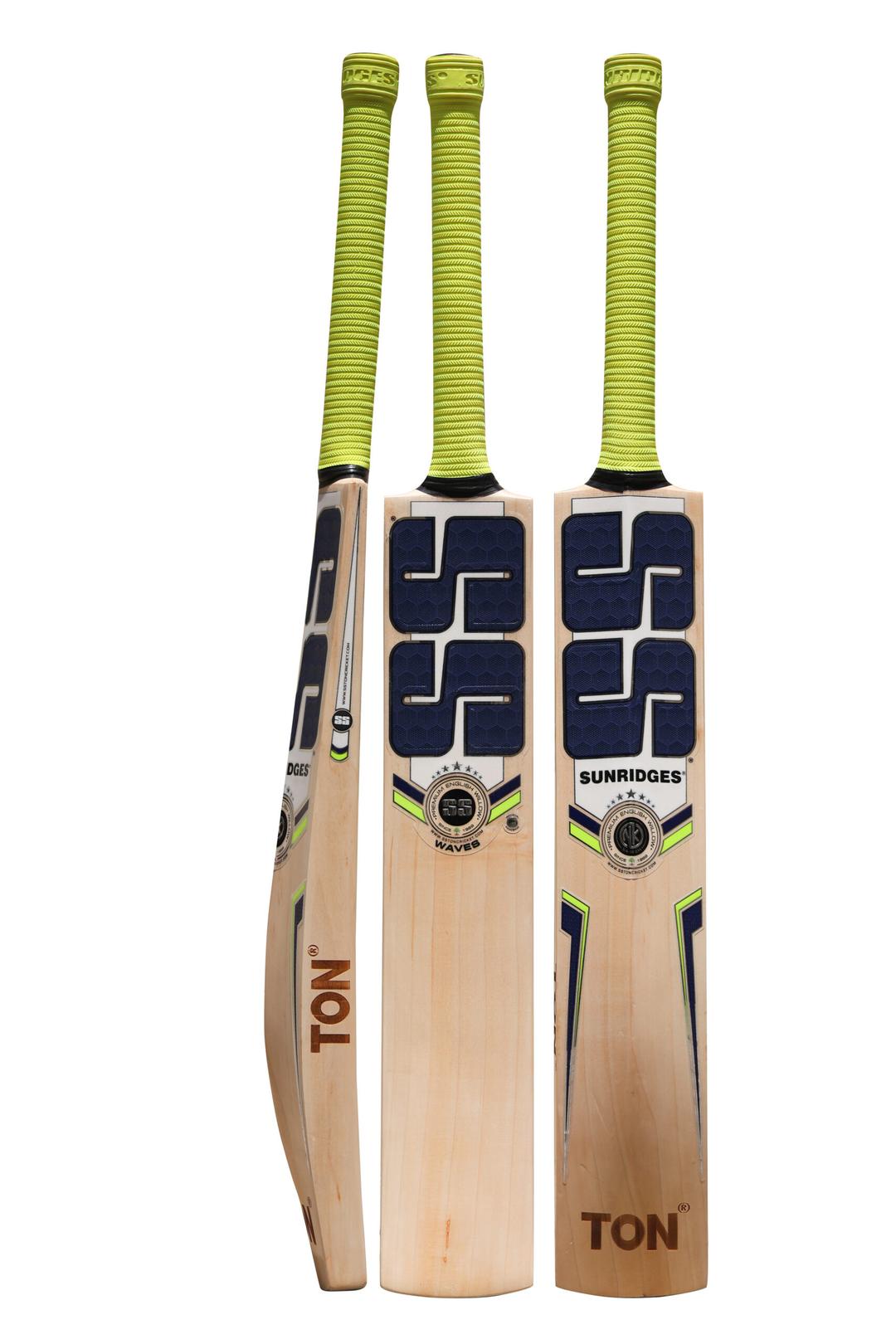 SS English Willow Cricket Bat Waves SH