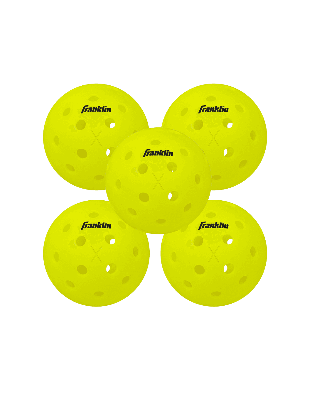 Franklin X-40 Optic Pickleball Ball Set of 5