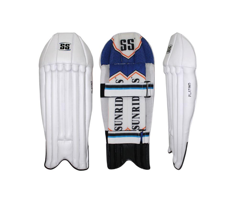 SS Wicket Keeping Pad Platino