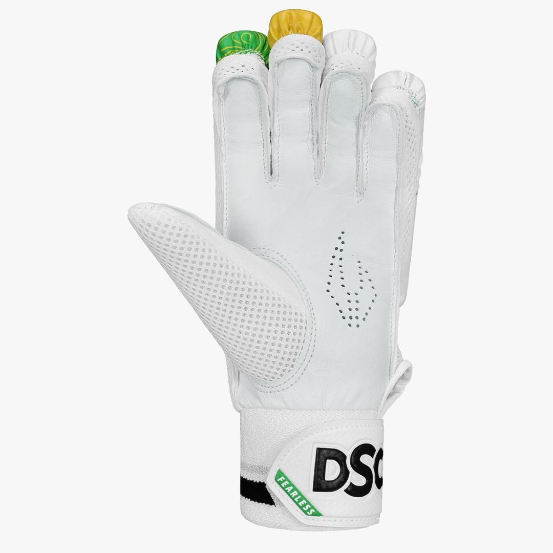 DSC Attitude Batting Gloves Green Yellow