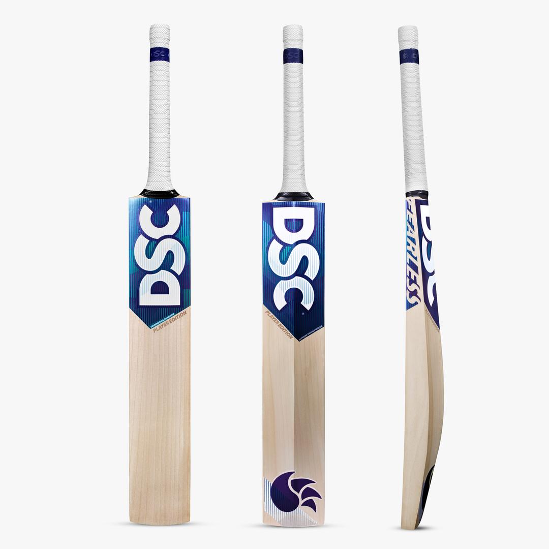 DSC English Willow Cricket Bat Blu Player Edition
