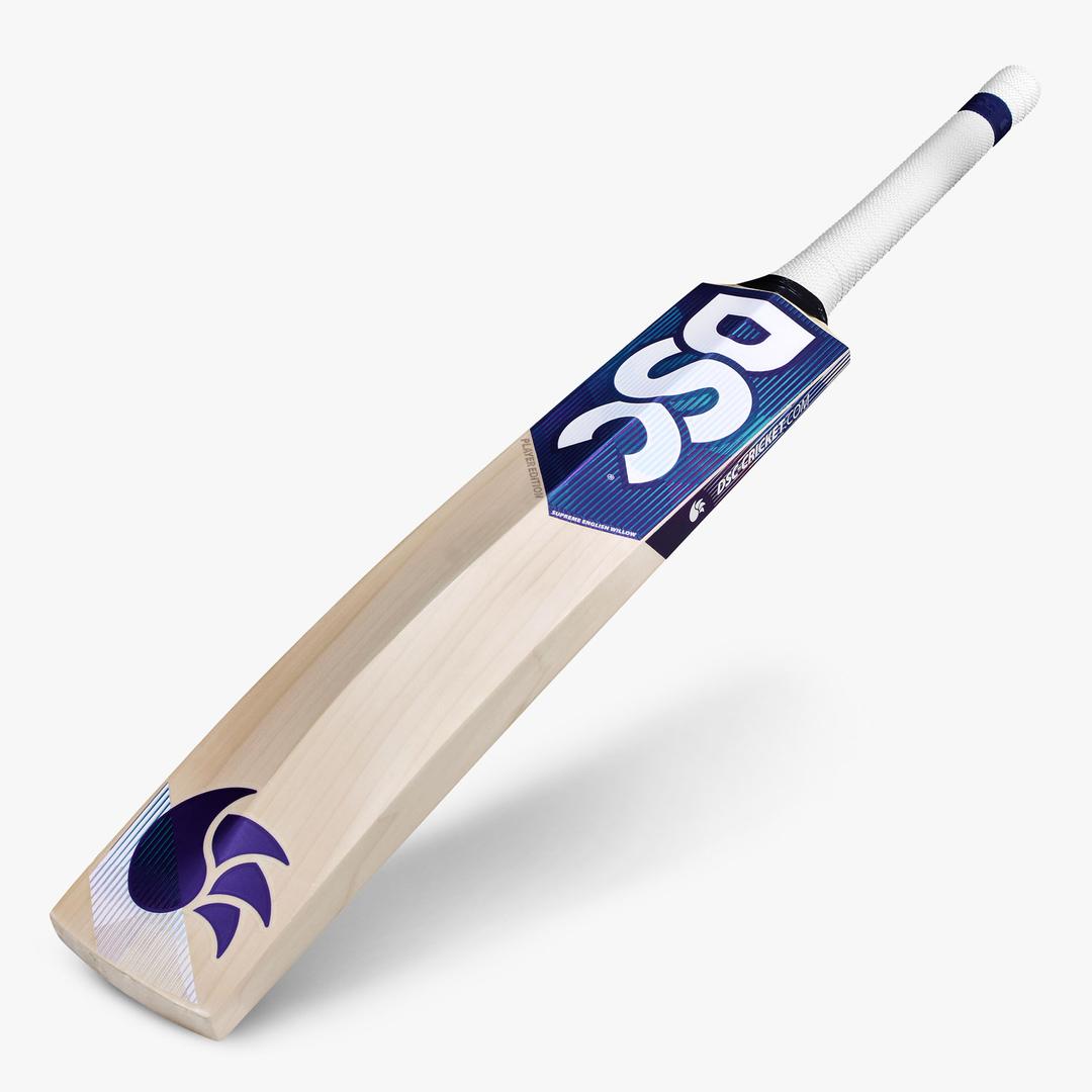 DSC English Willow Cricket Bat Blu Player Edition
